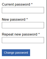 This image shows step 3 of the password changing process